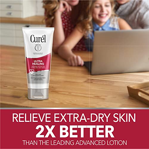 Ultra Healing Loção Intensiva sem Fragrância para Pele Extra-Seca, Recomendada por Dermatologistas, Ideal para Pele Sensível, Livre de Crueldade, Sem Parabenos 30g (Embalagem com 30 unidades) - Curel