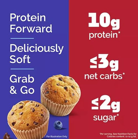 Well Priority - Pack Sortido de Muffins e Cookies Proteicos Questt Nutrition – Alto teor de proteínas, baixo teor de carboidratos – 5 sabores – 10 unidades – Nutrição Esportiva para Casa
