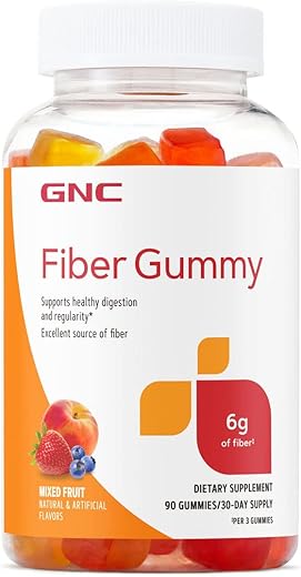 Fiber 6g Gummy | Suporte para Digestão Saudável | Goma de Fibra 6g GNC - GNC
