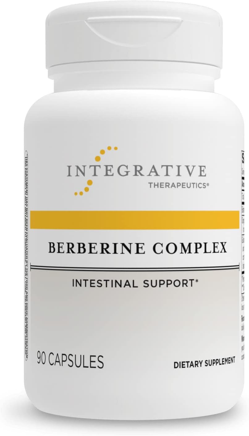 Suplemento de Berberina com Extrato de Uva-do-Oregon e Raiz de Hydrastis canadensis – Suplemento Vegano – 90 Cápsulas - Integrative Therapeutics