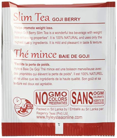HYLEYS - Chá Emagrecedor Hyleys 14 Dias Sabor Goji Berry – Pacote de Chá para Gerenciamento de Peso (1 Unidade)