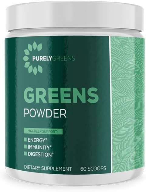 Purely Greens - Pó Superfood com Espinafre e Couve – 100g