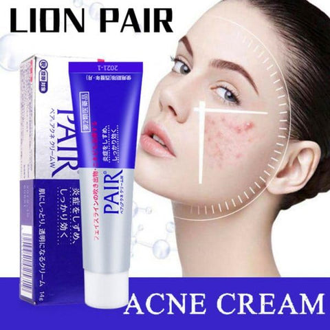 SHIMANY - Creme Lion PAIR para Acne W Reduz Coceira Manchas Vermelhidão Pacote com 2 x 24g (Com Instruções em Inglês)