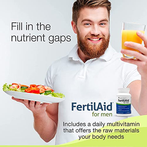 FertilAid for Men, MotilityBoost e Countboost Combo | Suplementos de Fertilidade para Homens | Suplemento de Fertilidade Masculina com Vitamina de Concepção e Suporte à Fertilidade - Fairhaven Health