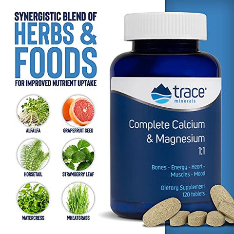 Cálcio Completo  | Benefícios para a Saúde | 1000mg de Cálcio por Porção - Trace Minerals