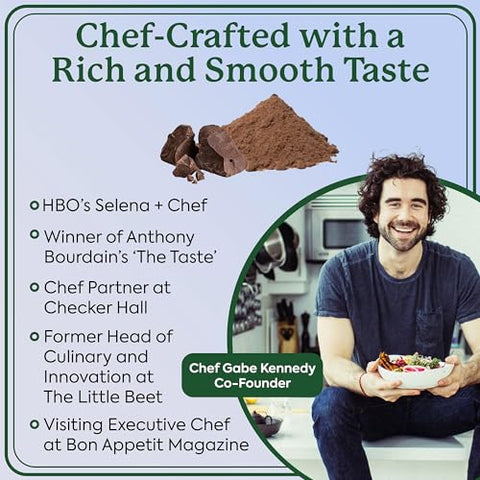 Plant People - Mistura de Cacau em Pó Noturno com Cogumelo para Apoiar o Sono – Bebida para Dormir