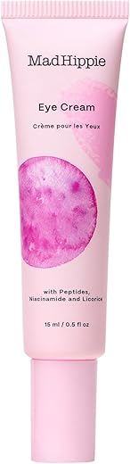 Creme para os Olhos Mad Hippie – Anti-Envelhecimento para Olheiras e Inchaço com Niacinamida e Vitamina C Clareadora da Pele, 15ml