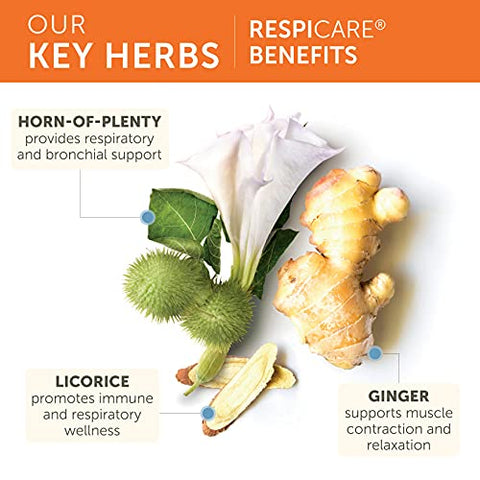 RespiCare – Suporte para Respiração e Seios Saudáveis, 570mg, 120 Cápsulas Vegetarianas, 1 Mês de Suprimento - Himalaya