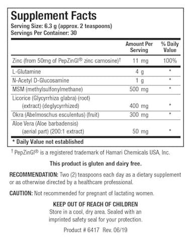 GI Resolve – Suporte Gastrointestinal Ótimo, Pó Saboroso, Livre de Sabores, Cores, Gomas ou Alergênicos Comuns. Suporte e Cura da Mucosa Intestinal - Biotics Research