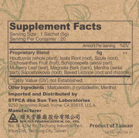 Sun Ten - SUNTEN RespireAid™ Limpeza Pulmonar Natural – Fórmula Exclusiva – 100% Eficiente