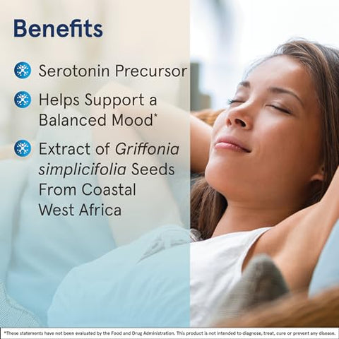 5-HTP – 90 Cápsulas Vegetarianas – Suporta Produção de Melatonina - Jarrow Formulas