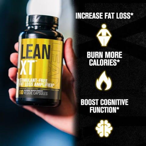 Jacked Factory - Queimador de Gordura Burn-XT Termogênico e Queimador de Gordura Noturno Lean PM – Potencialize a Queima de Gordura com Resultados Visíveis – Burn-XT: Queimador de Gordura Potente e Eficaz