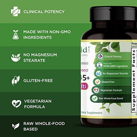 Emerald Laboratories - Emerald Labs – Multivitamínico Clínico para Mulheres 45+ com CoQ10, Vitaminas B e L-Glutathione para Saúde Cardíaca, Fortalecimento Ósseo e Função Metabólica – 120 Cápsulas Vegetais