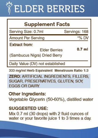 Secrets of the Tribe - Segredos da Tribo Tintura de Bagas de Sambucus Nigra 678 mg (Glicerito) 113,4 g Bagas de Sambucus Nigra Secas (120 ml) Suporte Imunológico