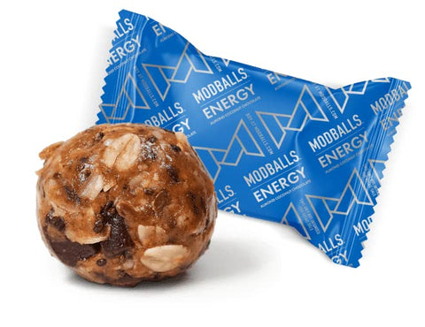 M MODBALLS - ModBalls – Mordidas Saudáveis Hardcore – Energia Pura, Sem Estimulantes – Pule o Gole, Coma sua Energia – 20 Porções – Mordidas Energéticas Limpas de Manteiga de Amendoim e Chocolate (Amêndoa, Coco e Chocolate)