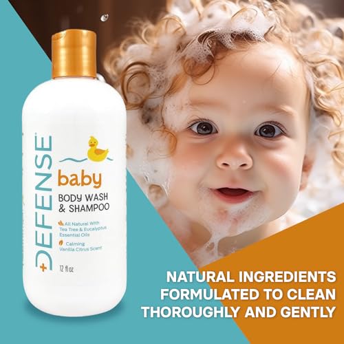 Defense Soap - Shampoo e Sabonete Líquido para Bebês Defense Soap com Óleo de Melaleuca, Óleo de Coco, Eucalipto e Azeite de Oliva – Marca