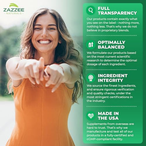Valeriana Orgânica USDA Extrato 10:1, 3000 mg, 120 Cápsulas Veganas, 4 Meses de Suprimento, Potência 10X, 100% Vegetariano, Natural, Não-OGM - Zazzee