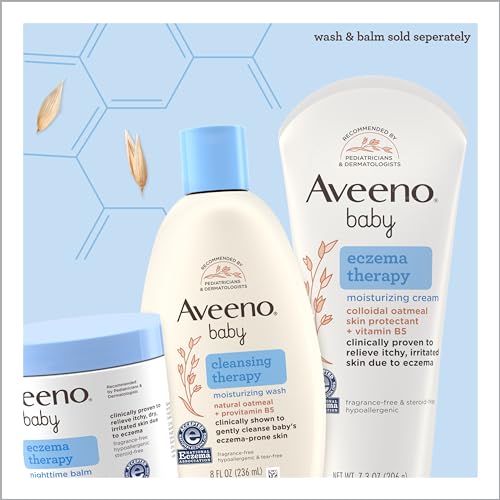 Aveeno - AVEENO BABY Creme Hidratante para Eczema com Aveia Coloidal Natural – 100g