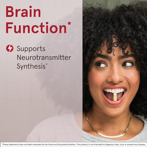 N-Acetyl Tyrosine 350 mg – Suporte Cerebral com Vitamina B6 – 120 Cápsulas - Jarrow Formulas