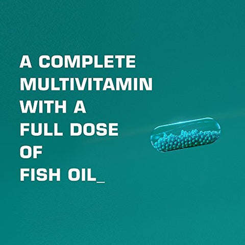ORB Wellness - ORB Men’s MULTIVITAMIN Fish Oil – Suporte completo para a saúde do coração, antioxidante, humor positivo – 21 vitaminas essenciais – 60 cápsulas