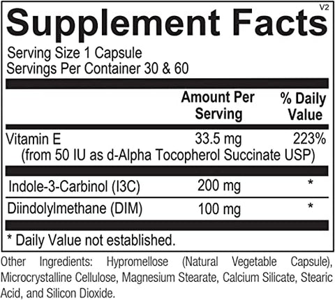 Ortho Molecular Products - Ortho Molecular – EstroDIM – 30 Cápsulas | Fórmula Avançada para Equilíbrio Hormonal | Saúde da Mulher