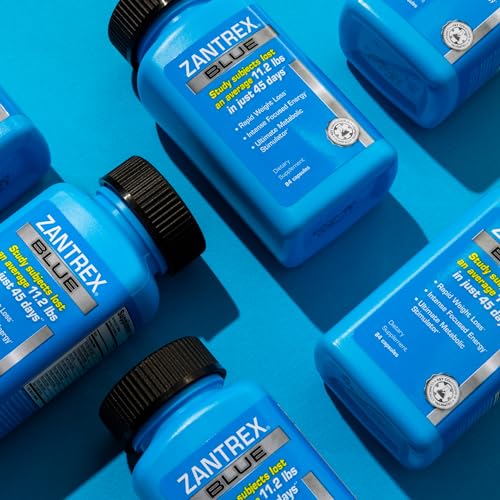 Zantrex - Suplemento para Perda de Peso Blue – Pílulas para Emagrecimento – Suplementos Dietéticos para Perda de Peso – Suplemento para Perder Peso – Pílulas Energéticas e para Perda de Peso – 84 Unidades