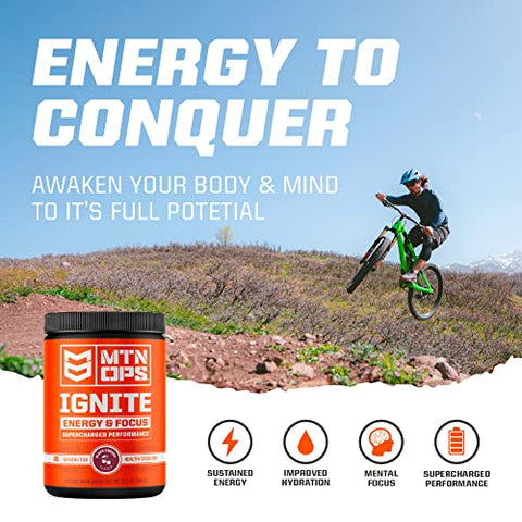 Ignite Trail Pack Pink Lemonade – Energético em Pó Supercharged 20 Porções (Marca) - MTN OPS