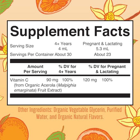 MaryRuth Organics - Suplemento de Vitamina C Orgânica por MaryRuth’s | Gotas Líquidas de Vitamina C para Adultos | Marca MaryRuth’s
