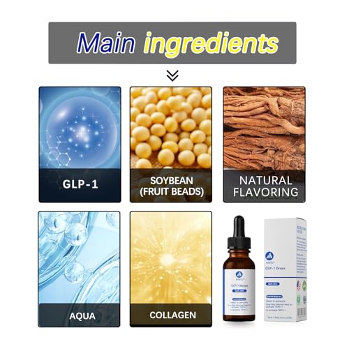 Generic - 2 Pack Gotas de Suplemento Glp-1, Rápido e Fácil de Usar, Reduz o Apetite – Marca em Destaque