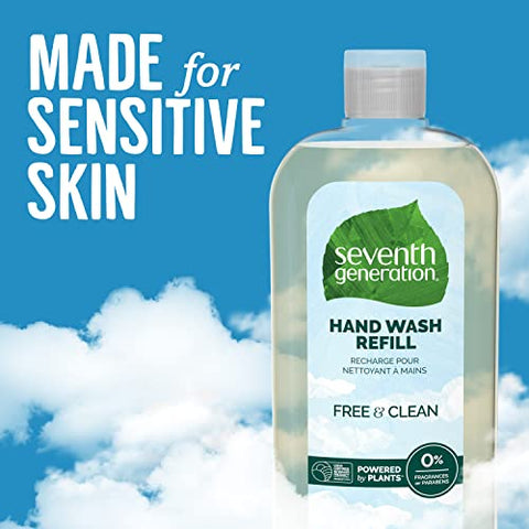 Recarga de Sabonete Líquido Seventh Generation, Livre de Fragrâncias, 500ml