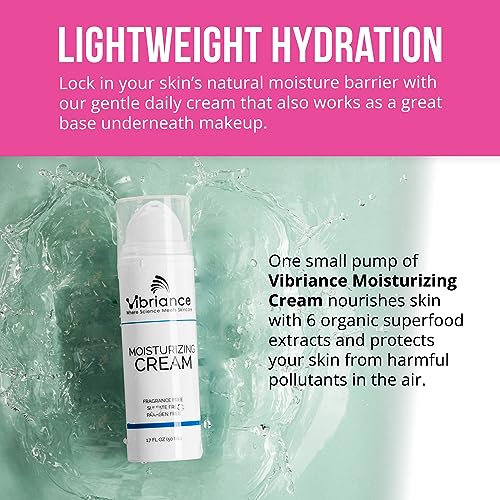 Creme Hidratante Facial Vibriance Leve, Hidratação Rápida, Fórmula Não Oleosa, 50 ml