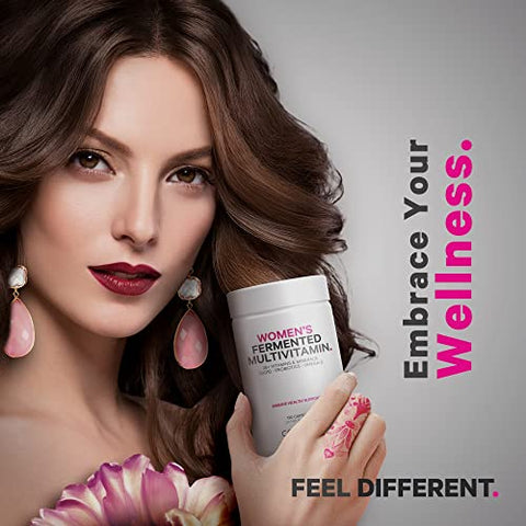 Mulheres Diário Multivitamínico, 25 Vitaminas – Marca Líder em Saúde Feminina - Codeage