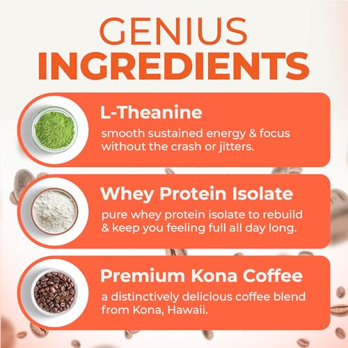 Café com Teanina – Whey Isolado de Alta Proteína para Aumentar o Foco – 500g - Tuff Genius