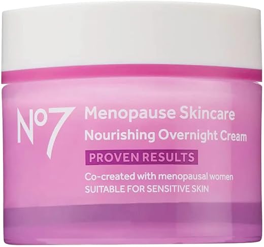 Creme Noturno Hidratante para Pele Menopausada – Nutrição e Firmeza com Lipídios Firmadores, Ceramidas e Isoflavonas de Soja (50 ml) - No7