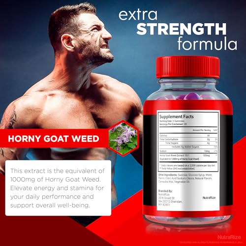 NutraRize - AlphaBites – Gomas Alpha Bites para Homens, Gomas Masculinas Premium AlphaBites, Fórmula Diária de Saúde para Apoiar a Saúde Geral, Avaliações Oficiais do Suplemento (60 Gomas)