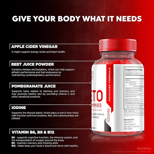 NutraRize - Activ Boost Keto ACV Gummies – Gomas de Keto ACV para Perda de Peso Avançada, Máxima Potência, Goma de Keto ACV, Avaliações de ActivBoost Gomitas