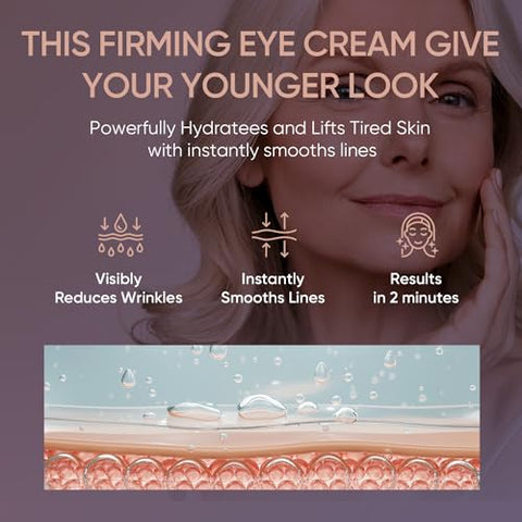 Wealthskin - Creme Instantâneo para Rugas nos Olhos: Efeito Firmeza Temporário – 30g