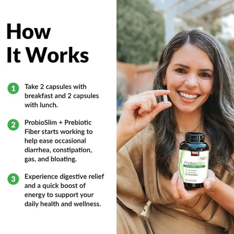 ProbioSlim Fibra Prebiótica, Impulsionador de Metabolismo para Mulheres – 100g - Force Factor