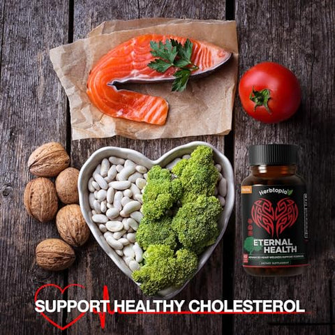 Herbtopia - Eternal Health – Suplemento para Pressão Arterial e Saúde do Coração