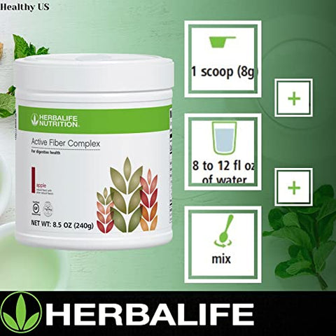 Active Fiber Complex Sabor Maçã (210g) – Fibra Ativa para uma Vida Saudável - Herbalife