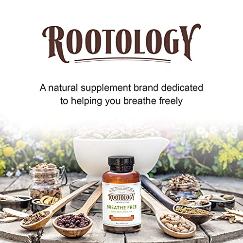 Breathe Free – Nasal Natural: Alívio Respiratório com Ervas Poderosas | 30 Cápsulas - Rootology