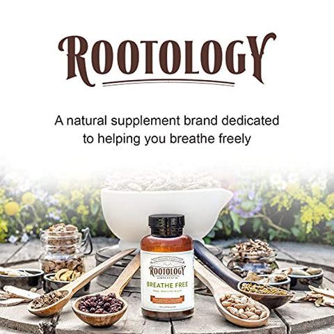 Breathe Free – Nasal Natural: Alívio Respiratório com Ervas Poderosas | 30 Cápsulas - Rootology