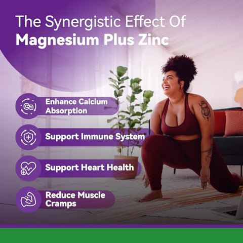 Inner Brightness - Magnésio Glicinato – Suplemento de Magnésio com Zinco | Marca: Magnésio Glicinato
