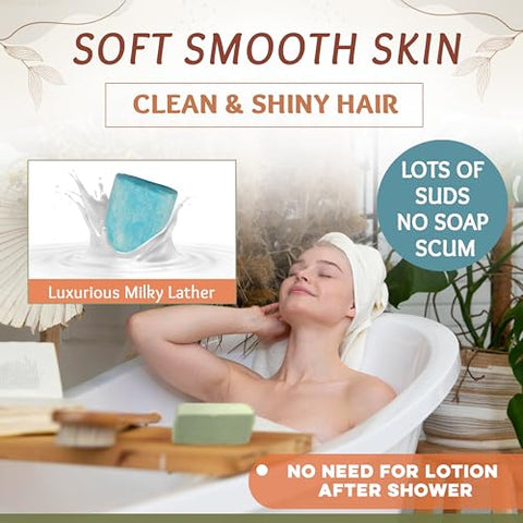 Sabonete Natural Amish Farms Original Recipe – Feito nos EUA, Artesanal, Vegano Hidratante para Pele Sensível – Mulheres
