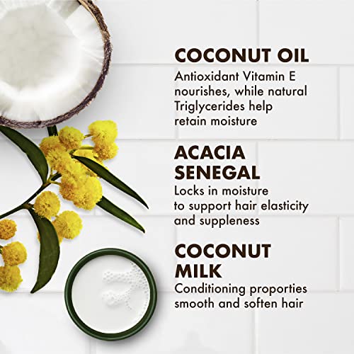SheaMoisture - Shea Moisture Óleo de Coco 100% Extra Virgem para Cuidados com a Pele, Hidratante para Gestantes contra Estrias, Óleo de Coco Puro para Cuidados com o Cabelo, Vitamina E, Removedor de Maquiagem de Óleo de Coco