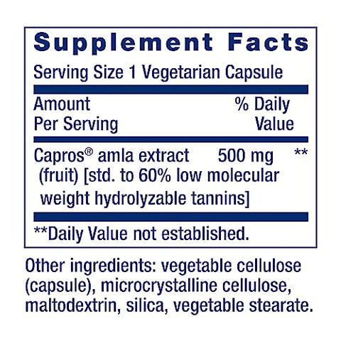 Advanced Lipid Control – Extrato de Amla, Groselha Indiana – Saúde do Coração e Endotelial – Vegetariano, Sem Glúten – 60 Cápsulas - Life Extension