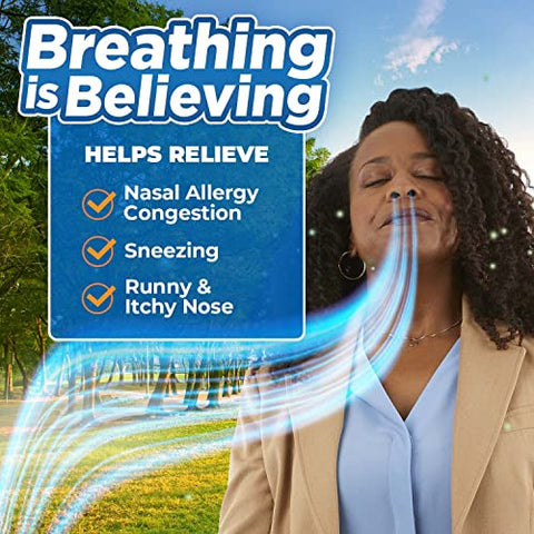 24HR Spray Nasal para Adultos, Não Sonolento – Alívio de Alergia - Nasacort