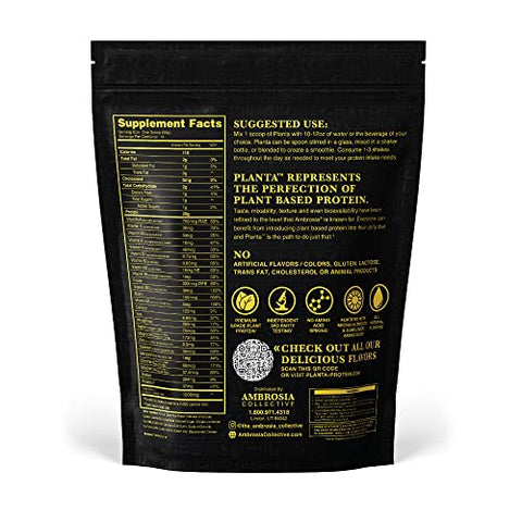 Planta – Proteína Vegetal Orgânica Premium | Vegan | 100g - Ambrosia