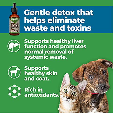 Detox Blend – Suporte Hepático para Cães | Fórmula Detox para o Fígado | Marca Animal Essentials - Animal Essentials