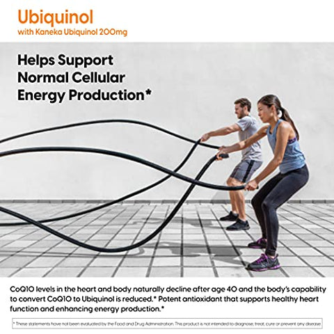 Doctor's BEST - Doctor’s Best Ubiquinol com Kaneka QH: Energia Celular Aumentada, Antioxidante, Sem GMO, Sem Glúten